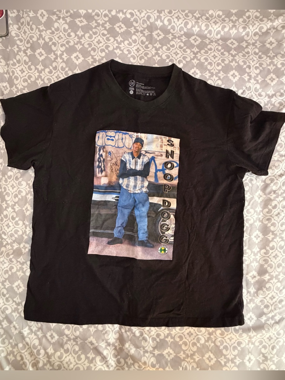 Black Snoop Dogg Graphic Tee